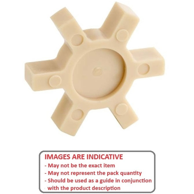 1150072 | CP-INS-J-3J-P-38 --- Three Jaw Type Couplings - Bore Insert Only Match with Hub 38.1 Inserts - Polyurethane Coupling Insert