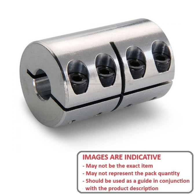1064510 | CP-059-318-32-048-R1-AC --- Rigid Couplings - Pilot Bore 5.969 12.7x31.75 mm - Steel