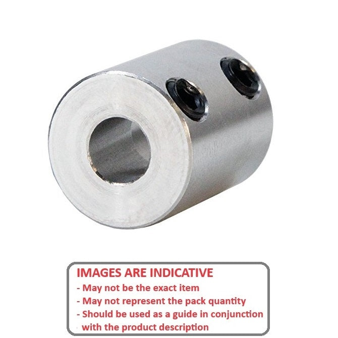 1044260 | CP-030-050-11-020-R-3G-P --- Rigid Couplings - 3x5x11 mm - Stainless Steel 303/304 Similar to A2, 18-8 HRB80