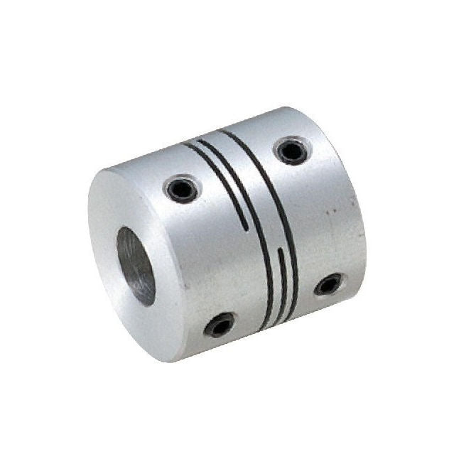 1038861 | CP-020-020-08-010-H-SL4-A --- Slit Couplings - 2x2x8 mm 4 Slit Miniature - Aluminium Coupling