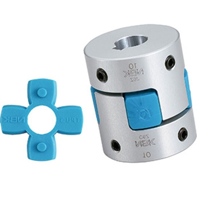 1065474 | CP-060-080-20-030-J-PU80S --- Spider Type C Complete Couplings - 6x8x20 mm - Aluminium with 98 Duro Red Spider Coupling
