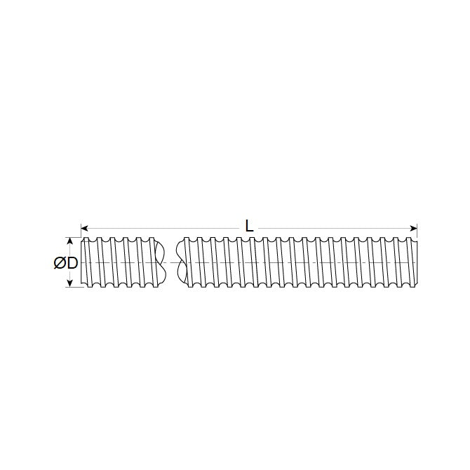 1133349 | TBS80RS --- Ground Lengths Ballscrew - 25.4x12.7x914.4 mm
