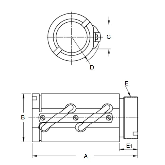1225880 | TBS427RS --- Nuts Ballscrew - Type Non-Preloaded - Integral Flange 25.4 - 6.35 Thomson Saginaw