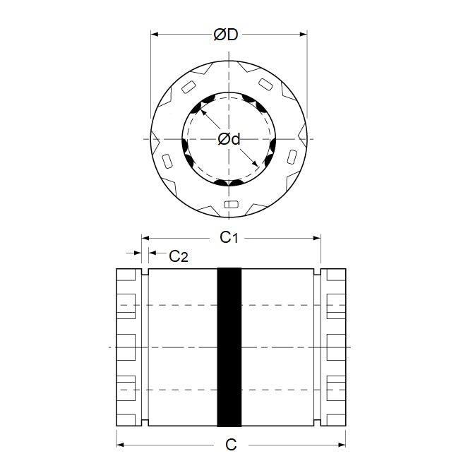 1087760 | LCB-0095-016-022-TP --- Ball Bearings Linear - 9.53 15.875 to 15.888 22.225 mm Standard Closed - Chrome Steel Bearing