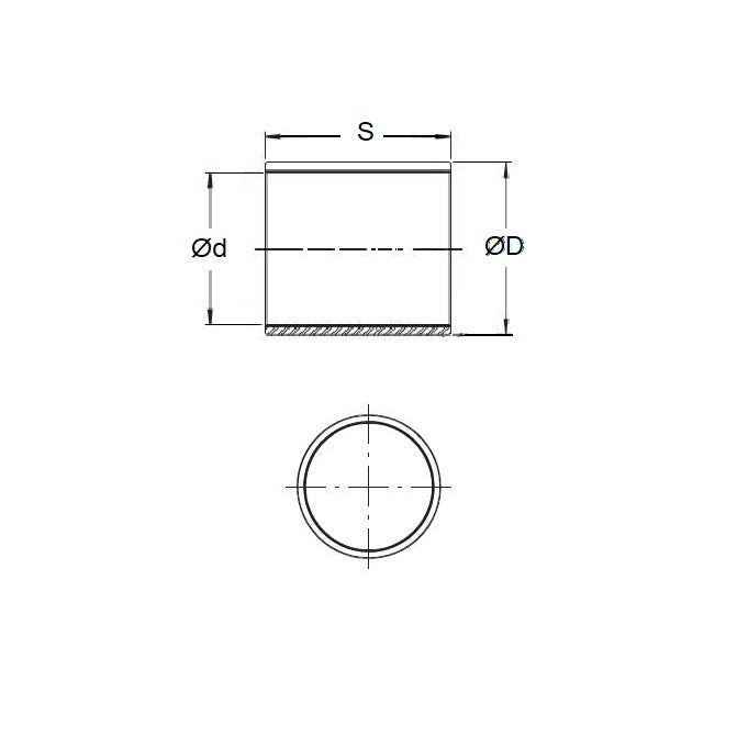 1039181 | BP0020-0050-0030-PM (2 Pcs) --- Unflanged Bushes - 2x5x3 mm - Iglidur M250