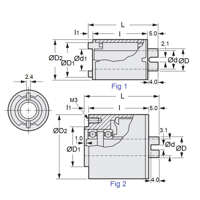 1218535 | CMP-0800-0200-35-1224 --- Slip Magnetic Particle Clutches - 612 to 1224 g.cm 8x34.5 mm No Power Without Shaft