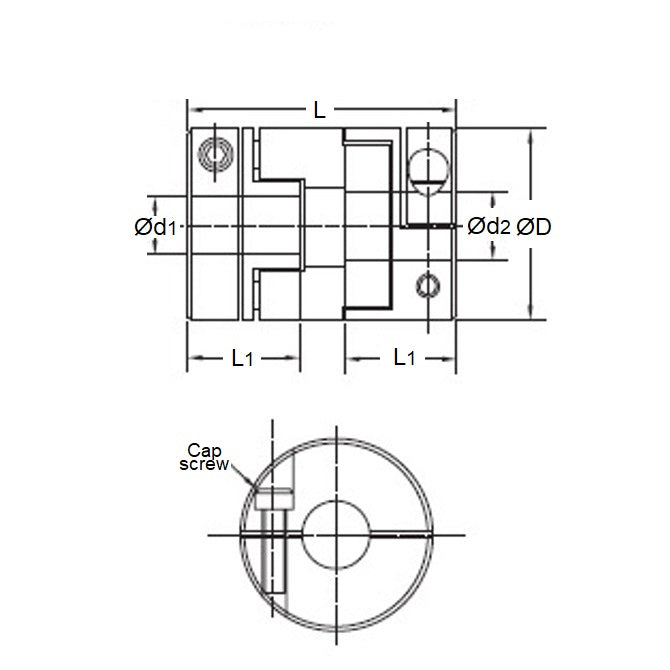 1106547 | CP-SLV-J-OC-15 (5 Pcs) --- Oldham Clamp Style Couplings - Disk Only mm Suits Size 15 15 Disks - Acetal Coupling