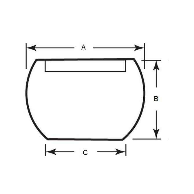 1087564 | KF095F-048-TPST --- Ball Knobs - 3/8-24 UNF - 9.53mm - 47.63x12.7 mm Female Threaded - Plastic Knob