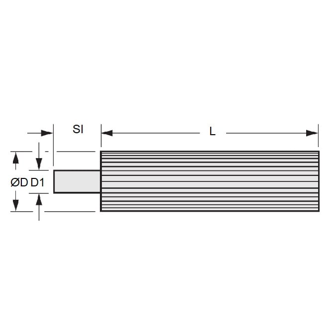 1154567 | P-080H-040-200C --- Metric Timing Stock Pulleys - 40 tooth - 200x101.81 mm - Carbon Steel