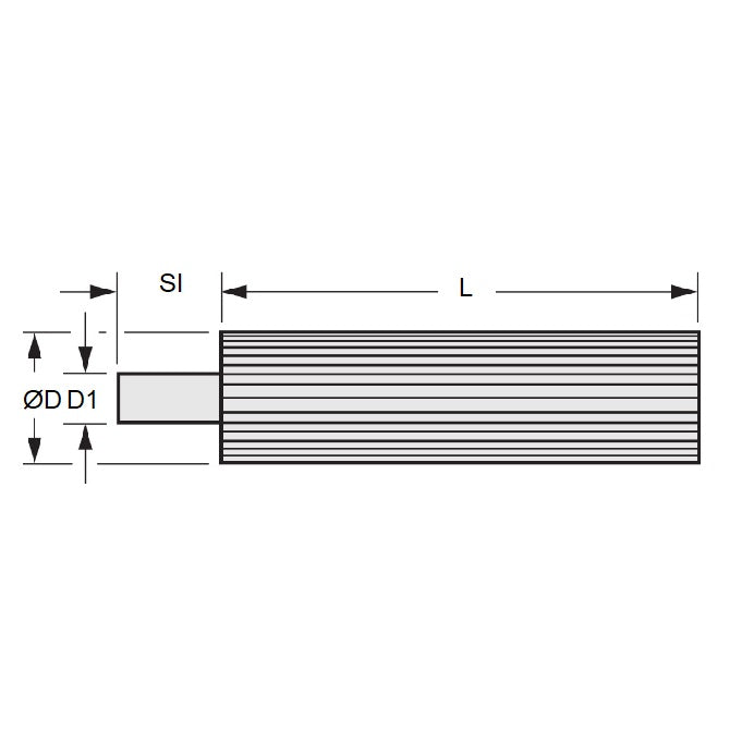 1104334 | P-020G-013-050A --- Metric Timing Stock Pulleys - 13 tooth - 50x8.3 mm - Aluminium