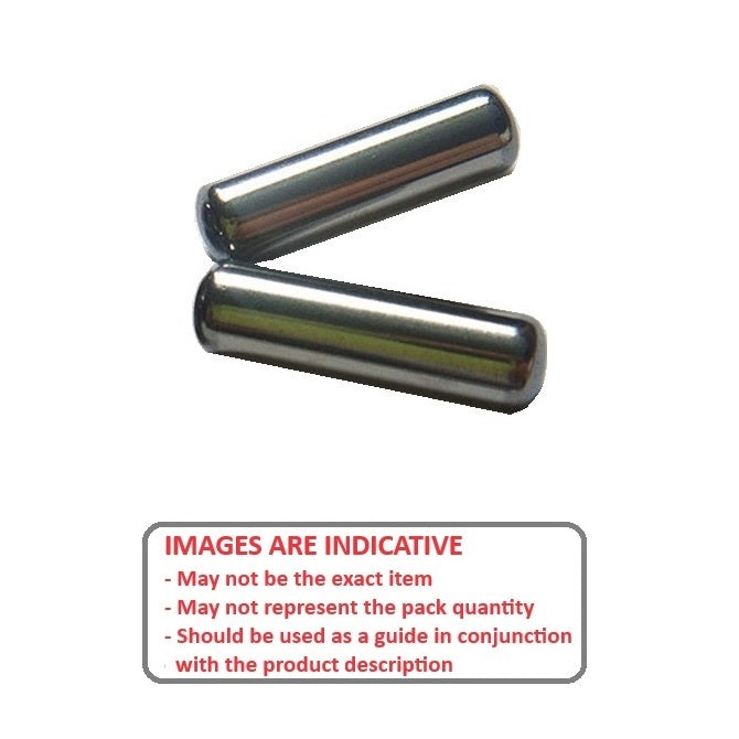 1064130 | DP050-020-C-3 (5 Pcs) --- Dowel Pins - 5x20x21.5 mm - Carbon Steel Unhardened