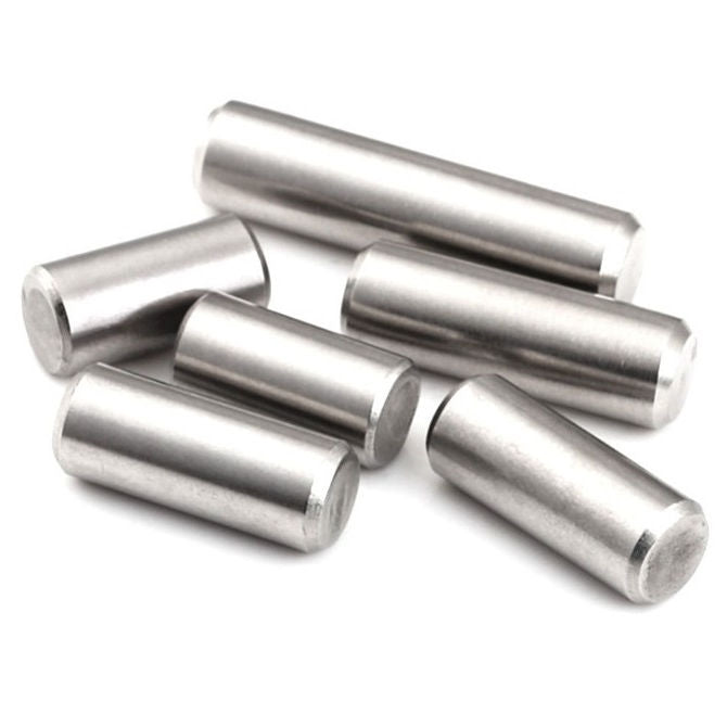 1002614 | DP008-004-303-2 (100 Pcs) --- Dowel Pins - 0.8x4 Standard - Stainless Steel 303/304 Similar to A2, 18-8 HRB80 Pin