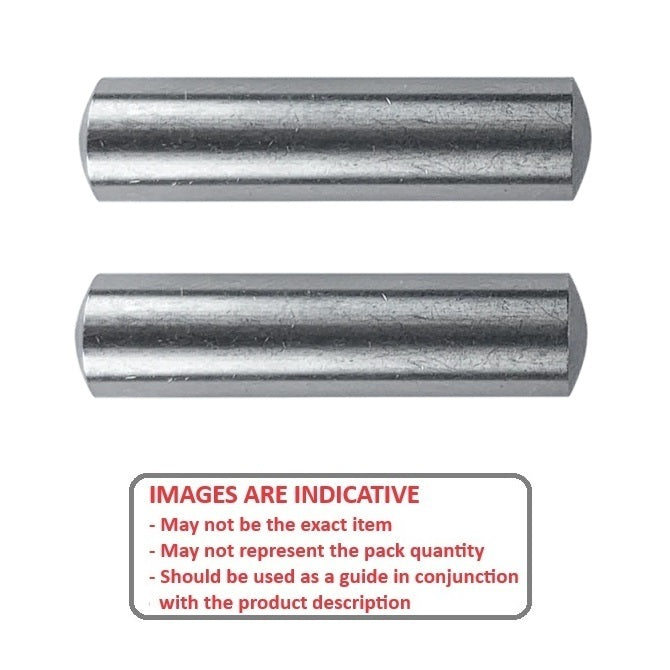 1002594 | DP007-013-303-3 (500 Pcs) --- Dowel Pins - 0.792x12.7x13 mm Standard - Stainless Steel 303/304 Similar to A2, 18-8 HRB80 Pin