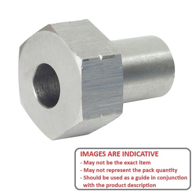 1053845 | DVAB4-ST-095-ADJ-303 --- Adaptor Bushings Dual Vee - Bushing Size 4 - 30x11.1 mm - Stainless Steel 303 Similar to A2, 304, 18-8
