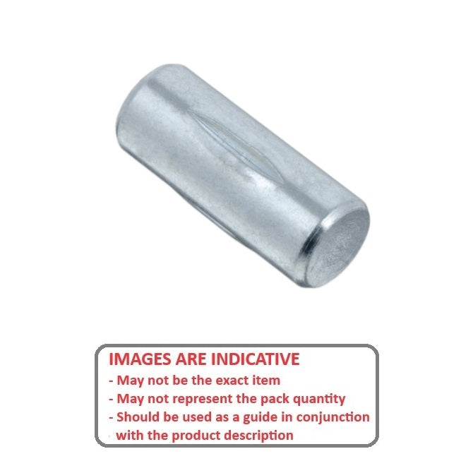 1072790 | GPE-0635-3810-Z --- Groove Pins - 6.35x38.1 - - - Carbon Steel - Low Carbon Zinc Plated Pin