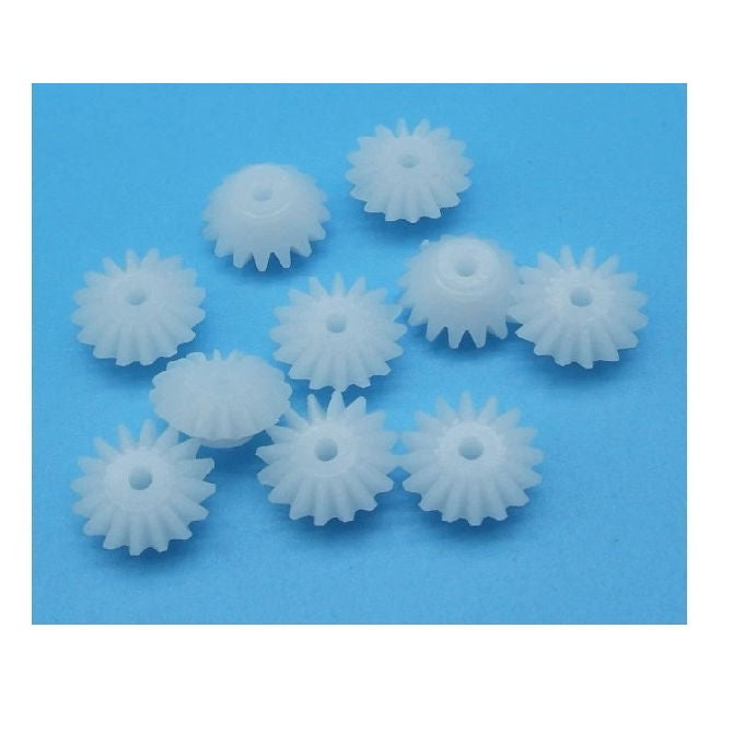 1095863 | GM-012-M05-020-PO (50 Pcs) --- Mitre Gears - 12 tooth - 6x2 mm Module 0.5 - POM Polyoxymethylene Gear
