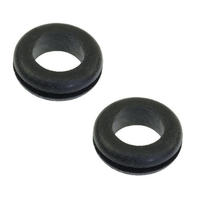 1069257 | GO-063-034-085-R17 (10 Pcs) --- Natural Rubber Grommets - 6.3x3.4x8.5 mm Open - Natural Rubber Grommet