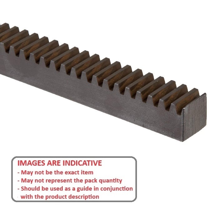 1212996 | RGEA1.5-300-ST --- Rack Gears - 296.88x15x20 mm - Black Oxide