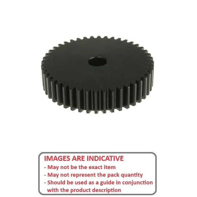 1156119 | G045B-45-M1-100-100-C-NKD --- Spur Gears - 45 tooth - 45x10 mm - Carbon Steel