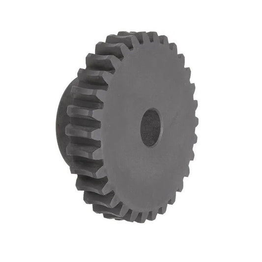 Worm Gears - Pitch 24DP 40 - 4 Deg 46 Min with 14.5 Deg Pressure Angle - Nylon - Mineral Filled Black