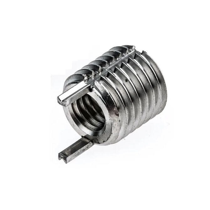 1078561 | KLI-080MF-120-12-SS (10 Pcs) --- Inserts Thread Repair - M8 Fine - 8x1mm - M12 x 1.25 12 mm Keylocking - Stainless Steel Insert