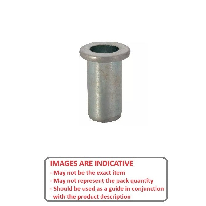1070587 | IN-RIV-064C-036 (40 Pcs) --- Rivet Nuts Inserts - 1/4-20 UNC - 6.35mm - 8.43 - 2.03 - 3.56 Klik