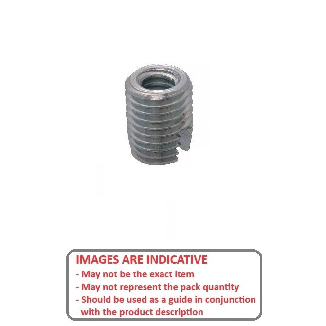 1070589 | IN-TP-064C-14-P-S3 --- Self Tapping Inserts - 1/4-20 UNC - 6.35mm - 8.59x14 mm For Plastics - Stainless Steel 303/304 Similar to A2, 18-8 HRB80 Insert