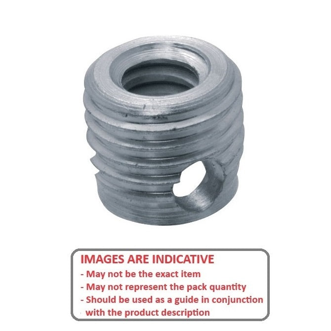 1057123 | IN-TP-048C-10-A-C (100 Pcs) --- Self Tapping Inserts - 10-24 UNC - 4.76mm - 7.4x10 mm For Aluminium - Carbon Steel Insert