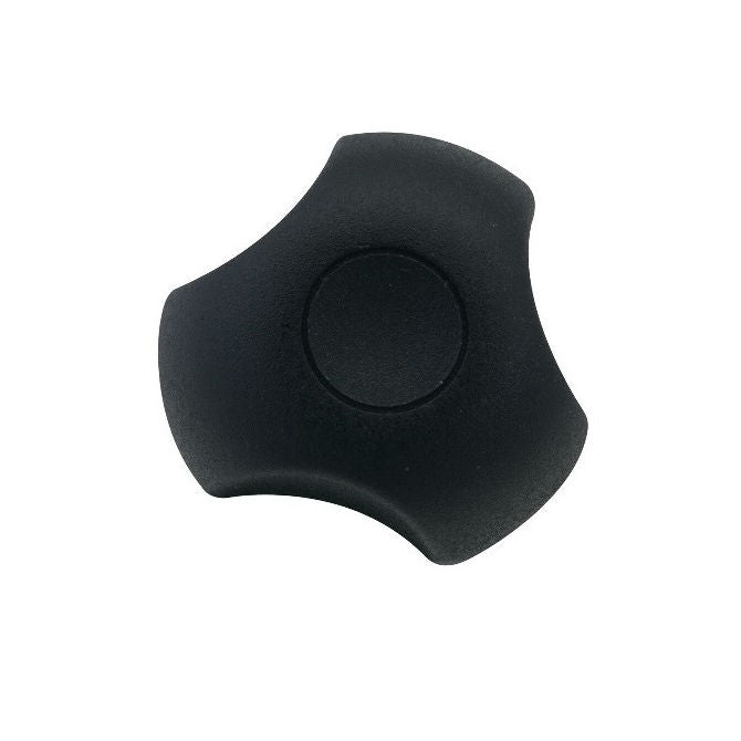 1072713 | KM064C-032-3L --- Lobe Knobs - 1/4-20 UNC - 6.35mm - 32x12.7 mm Three Lobe - Plated Steel Knob