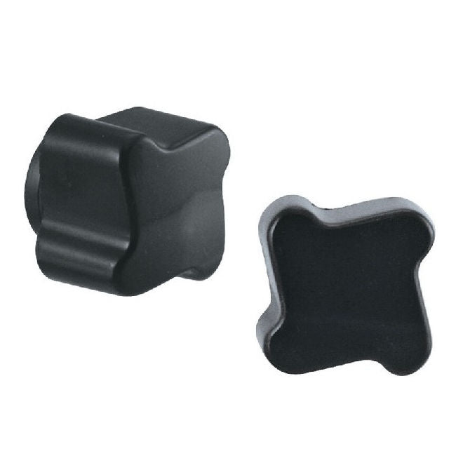 1057433 | KF048C-025-4L --- Lobe Knobs - 10-24 UNC - 4.76mm - 24.89x7.1 mm Four Lobe - Brass Knob