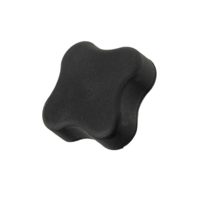 1102747 | KF127C-076-4L-SFT --- Lobe Knobs - 1/2-13 UNC - 12.7mm - 76.2x15.9 mm Four Lobe - Zinc Plated Brass Knob