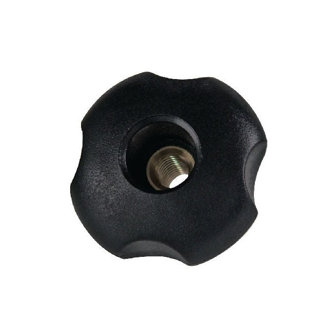 1102813 | KF127C-080-4L-P --- Lobe Knobs - 1/2-13 UNC - 12.7mm - 80.01x19.1 mm Four Lobe - Brass Knob