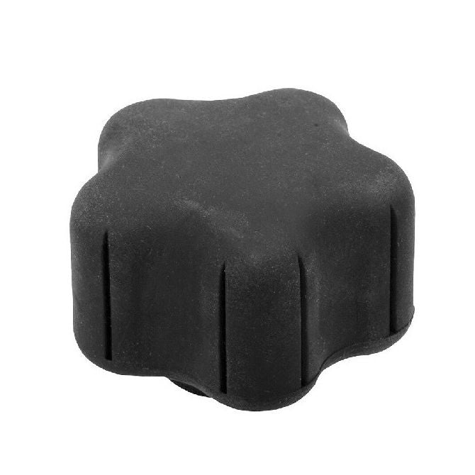 1072920 | KF064C-039-5LSFT --- Lobe Knobs - 1/4-20 UNC - 6.35mm - 38.61x12.7 mm Five Lobe - Plated Brass Knob