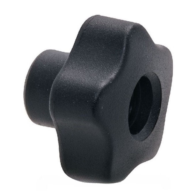 1072921 | KF064C-039-5LSFT-P --- Lobe Knobs - 1/4-20 UNC - 6.35mm - 38.61 - - Five Lobe - Plated Brass Knob