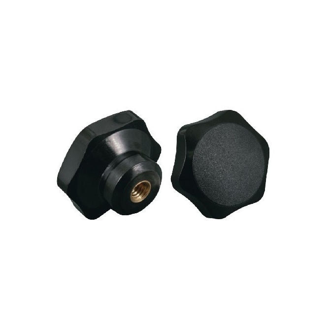 1069151 | KF061-083-6L-ST --- Lobe Knobs - 6.10 Unthreaded Hole 83.06x23.1 mm Six Lobe - Steel Knob