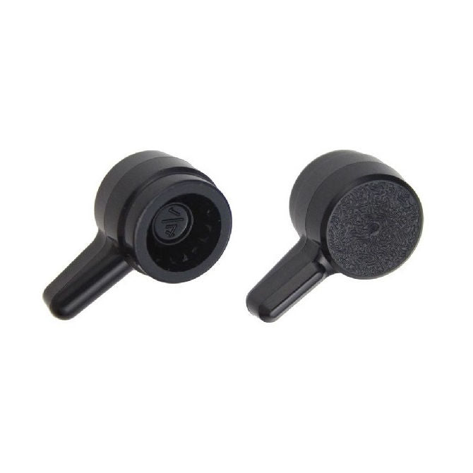 1071975 | KM064-017-L-B (10 Pcs) --- Thumb Knobs - 1/4 - 6.35mm - - Use Own Screw 17.46x11.1 mm For Cap Screws - Plastic Knob