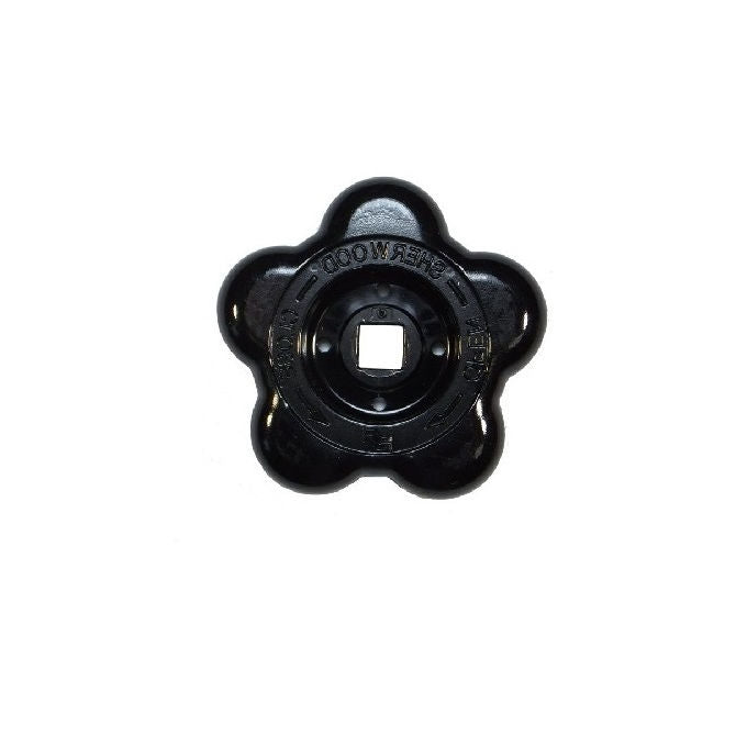1074405 | KF065-050-HW --- Valve and Hand Wheels Knobs - 6.5 Square Hole 50x18 mm - Plastic Knob