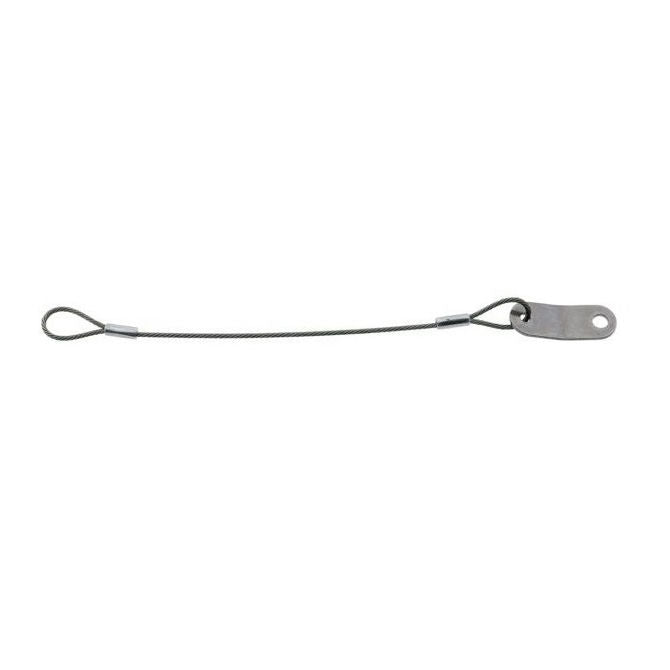 1218492 | FPC-24RS --- Nylon Coated Steel Lanyards - 609 mm A - Stainless Steel Lanyard