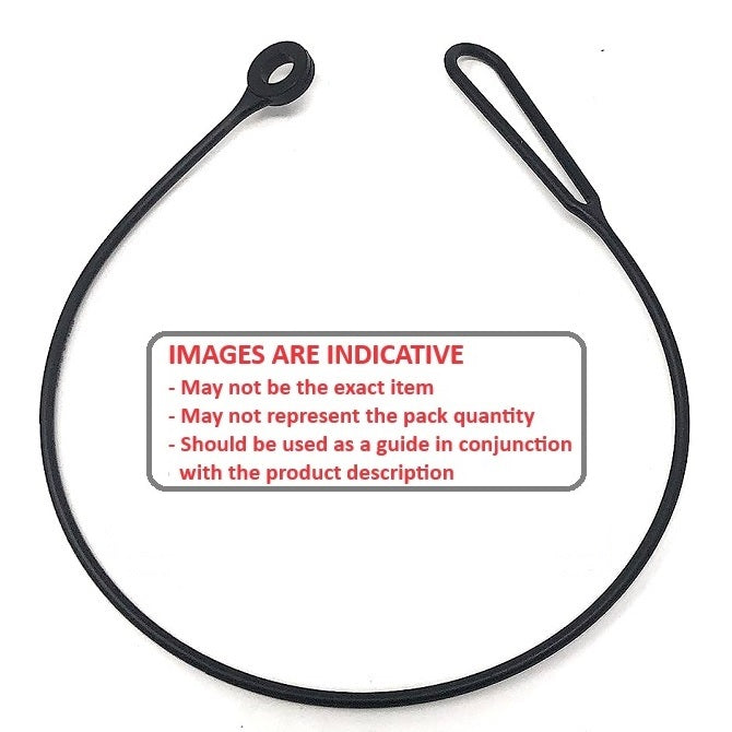 1227188 | PPL-226RS (300 Pcs) --- Nylon Lanyards - Type Loop and Eyelet 250x6.6 mm