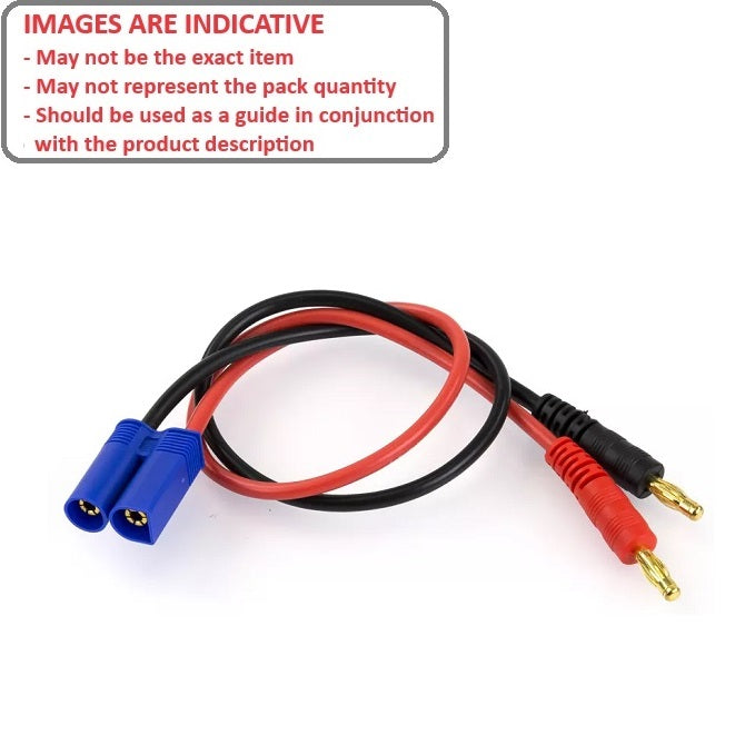 1227869 | LE-EC5-F-BU4-M (2 Pcs) --- Leads Hobby - End Type 1 EC5 Female Bullet - 4mm Male - Generic