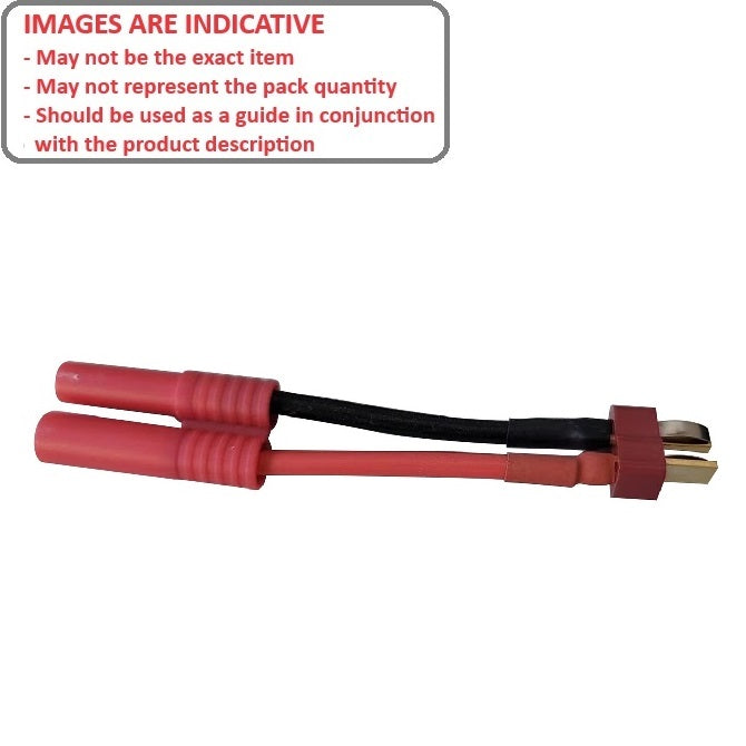 1228000 | LE-HXT4-M-DEA-M --- Leads Hobby - End Type 1 HXT 4.0mm Male Deans Male - Generic