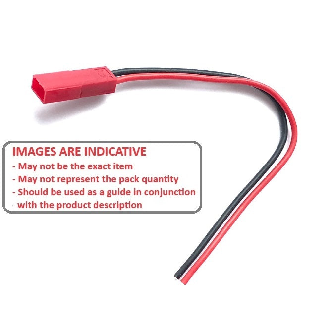 1222515 | LE-JST-F-BLA-BL (4 Pcs) --- Leads Hobby - End Type 1 JST Female Blank - Venom