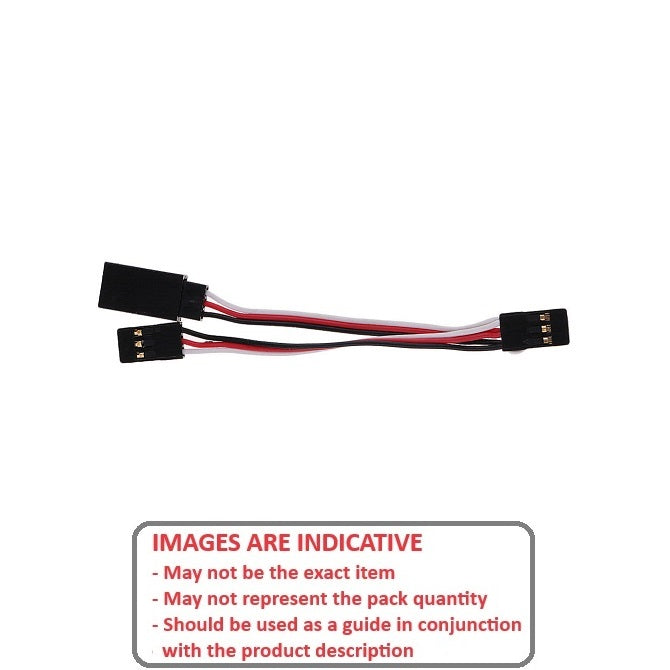 1222513 | LEY-JR-M-JRX-FM --- Leads Hobby - End Type 1 JR Servo Male JR RX Female / Male - Spektrum