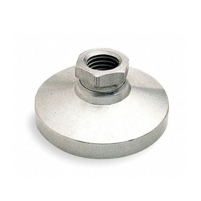 1102297 | MLF-127C-S6 --- Levelling Socket Mounts - 1/2-13 UNC - 12.7mm - 47.6x28.6 mm Standard - Stainless Steel 316 Similar to A4, 18-10 Mount