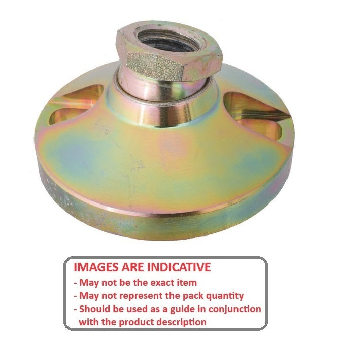 1134470 | MSF-254C-C-2LH --- Levelling Socket Mounts - 1-8 UNC - 25.4mm - 101.6x36.5 mm Swivel - Steel Mount