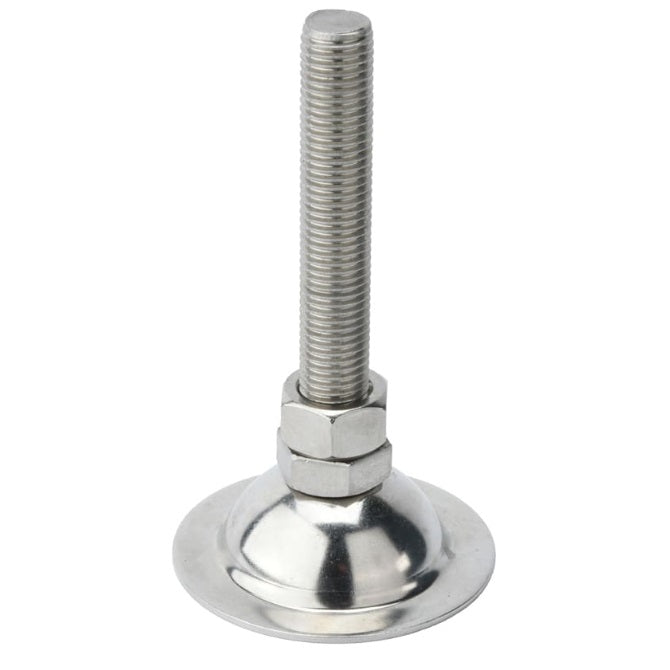 Levelling Studded Mounts - M16 -16x2mm- 75x32 mm - Steel - Zinc