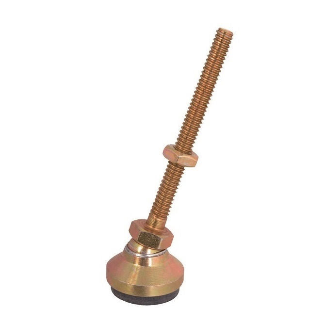 1123960 | MSM-200M-051-CGCRP --- Levelling Studded Mounts - M20 - 20x2.5mm - 76x41 mm Swivel - Steel Mount