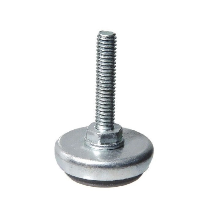 1072839 | MLM-064C-038-C-LDRP --- Levelling Studded Mounts - 1/4-20 UNC - 6.35mm - 38.1x12.7 mm Light Duty - Zinc Plated Steel Mount
