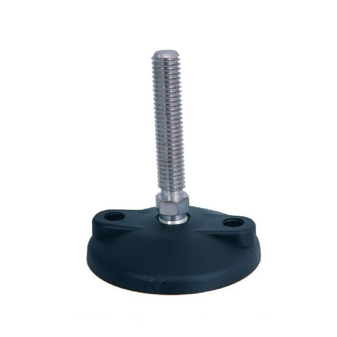 1088290 | MLM-095C-062-S3NY-2LH --- Levelling Studded Mounts - 3/8-16 UNC - 9.53mm - 78.7x18.3 mm Light Duty - Stainless Steel Mount