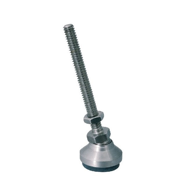 Levelling Studded Mounts - 3/8-16 UNC -9.53mm- 31.8x25.4 mm - Stainless Steel 316 Similar to A4, 18-10